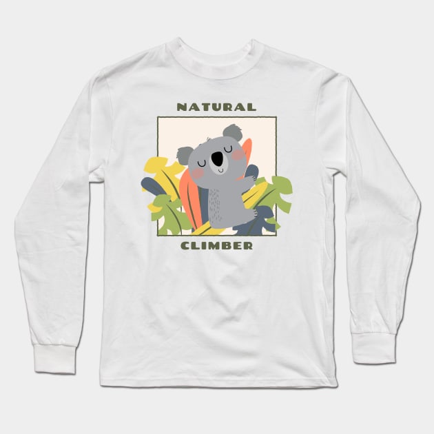 Natural Climber Long Sleeve T-Shirt by Low Gravity Prints